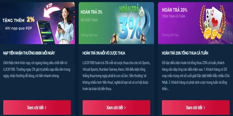 Hoàn trả thua cược bj3888 chính thức